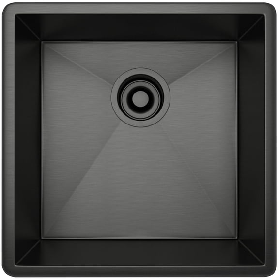 Rohl Rss1515 Forze 16-1/2" Undermount Single Basin Stainless Steel Bar Sink - Stainless