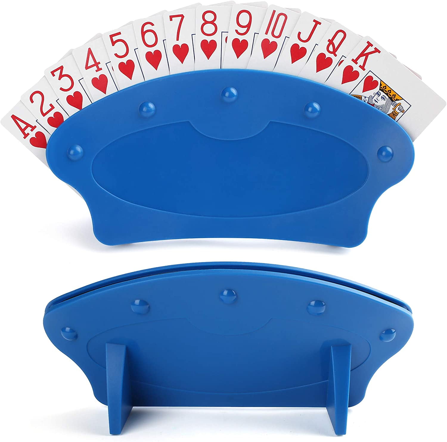 Portable Playing Card Holder Hands Free Poker Cards Holder Tray Rack For Kids 
