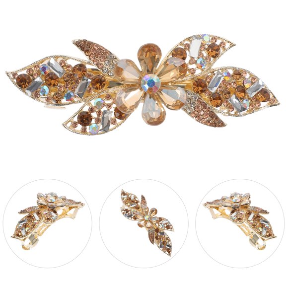 FRCOLOR Hair Clips to Hold Back Barrettes for Girls Women Glitter Miss