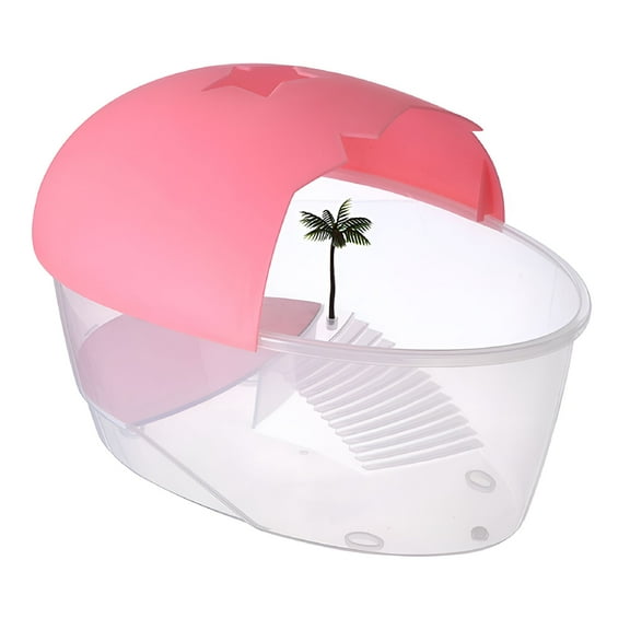 ACDANC Plastic Containers Hermit Crab Turtle Reptile Pet Habitat Box