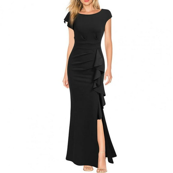 Elegant French-Inspired Evening Dress, Sexy & Graceful for Wedding & Party