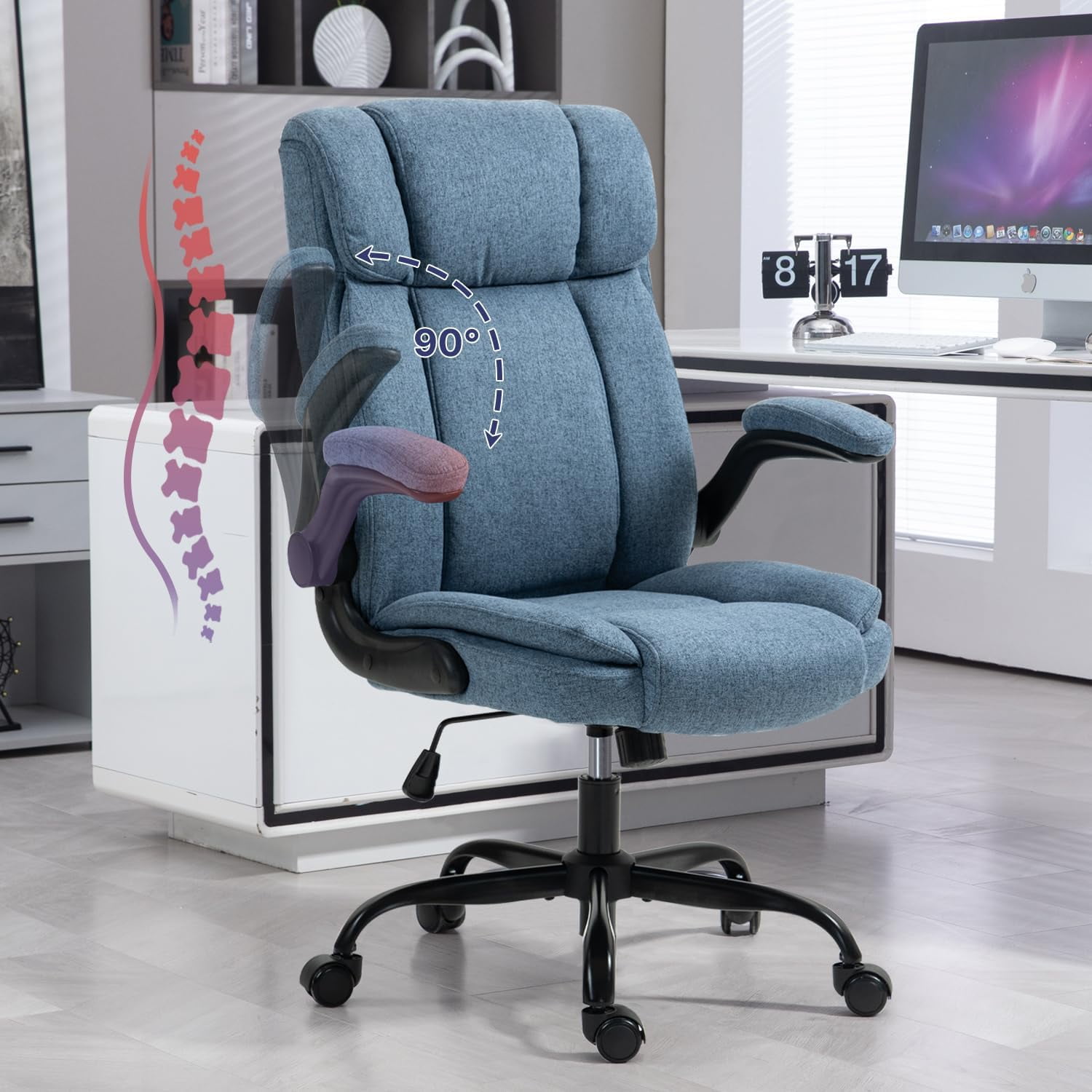 fabric office chair high back product