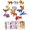 A003- Red, variant on Puzzles for Student 3D Paper Vehicle Building Set 25 Pack All Ages Hobby Toys for Student Indoor Activities and Family Play Sessions