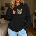 thumbnail image 5 of XINPING Cat Pouch Hoodies for Women Oversized Sweatshirts Pet Pullover Carrier Large Pocket Hooded Sweatshirt for Puppy Dogs Holder Cute Tops, 5 of 8