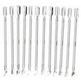 thumbnail image 1 of Glue Stick12Pcs Glue Stick Double-Ended Gluing Scraper Stainless Steel Squeegee Stick Ultimate Reliability, 1 of 8