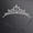 A, variant on Girls Crystal Tiara Crown Silver Children Princess Crown for Birthday Party Rhinestones Headbands Bride Wedding Headpieces for Girls and Kids