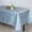 Light Blue, variant on 6 Packs Satin Tablecloth 118 x 57 Inch Overlay Satin Table Cover Rectangle Bright Silk Tablecloth Smooth Fabric Table Decoration for Wedding Banquet Party Events, Black
