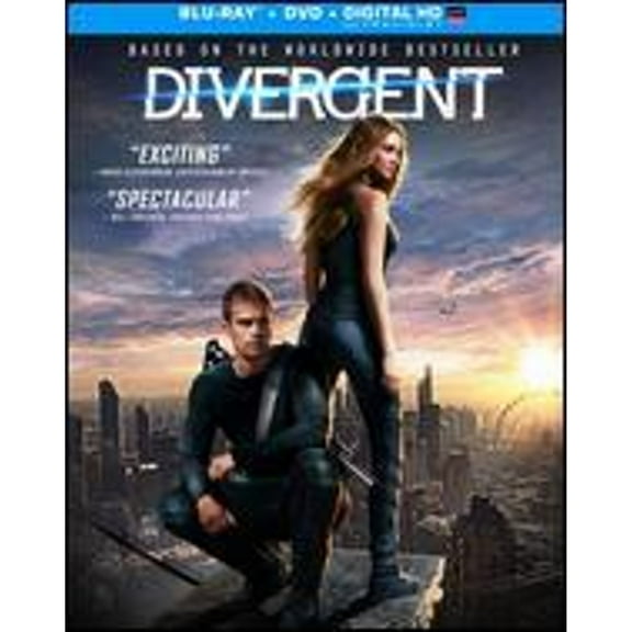 Pre-Owned Divergent [2 Discs] [Blu-ray/DVD] (Blu-Ray 0031398198727) directed by Neil Burger