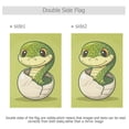 thumbnail image 3 of Cute Snake in Eggshell Garden Flag 12X18 Double Sided Yard Flags for Outside Outdoor All Seasonal Decoration, 3 of 6