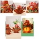 thumbnail image 4 of Decoración de Acción de Gracias, colgante de pared, mano de obra fina, muñeca de tela, ahorro de espacio, artesanía, decoraciones para el Kits de decoración para fiestas Bufanda de cuello Inteprter HA070059-01, 4 of 6