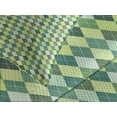 thumbnail image 4 of Ambesonne Plaid Quilted Bedspread Set 3 Pcs, Traditional Argyle Green, King Size, Multicolor, 4 of 5