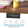 thumbnail image 4 of PayLessHere 48 Inch Electric Standing Desk Computer Desk with Large Space and Headphone Holder Office Desk with Electric Lifting and 2 Memory Function for Office Meeting Room,Brown, 4 of 7