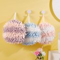 thumbnail image 5 of Chenille Hand Towels for Bathroom 、Kitchen and Bedroom |Hanging Hand Drying Towel with Button Loop | Funny Hedgehog Hand Towel, 5 of 8