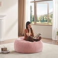 thumbnail image 6 of zyoiszvq 3.5ft Bean Bag Chair for Adults with Filling Memory Foam,Adult Bean Bag Chairs with Removable Flannel Cover,Living Room,Bedroom,Dorm, 6 of 8