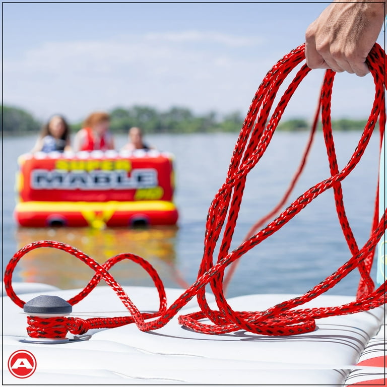 Airhead 60 ft UV Resistant Tow Rope for Towable Tubes, 1-4 Airhead 60 ft UV Resistant Tow Rope for Towable Tubes, 1-4