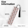 thumbnail image 3 of Kdxio Modern Life Print Metal Tassel Bookmarks,Perfect Gift for Art Lovers and Bookworms Metal Bookmarks for Women, 3 of 8