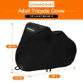 thumbnail image 2 of Funda de vehículo ClawScover para triciclo impermeable, 190 x 76 x 112 cm, 2 of 9