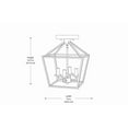 thumbnail image 3 of Home Decorators Collection Weyburn 16.5 in. 4-Light Bronze Semi-Flush Mount, 3 of 4