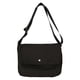 thumbnail image 2 of Bolso bandolera de lona para mujer, bolso de mano tipo cartera Negro, 2 of 9