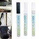 thumbnail image 2 of Long White Black Ink Pen Oxidation Prevention System SmudgeFree Writing Tool Portable For Travel Study White, 2 of 5