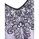 thumbnail image 3 of Camiseta con Puntilla Escotada de Panel en Talla Extra Rosegal  Camisetas tallas grandes, 3 of 5
