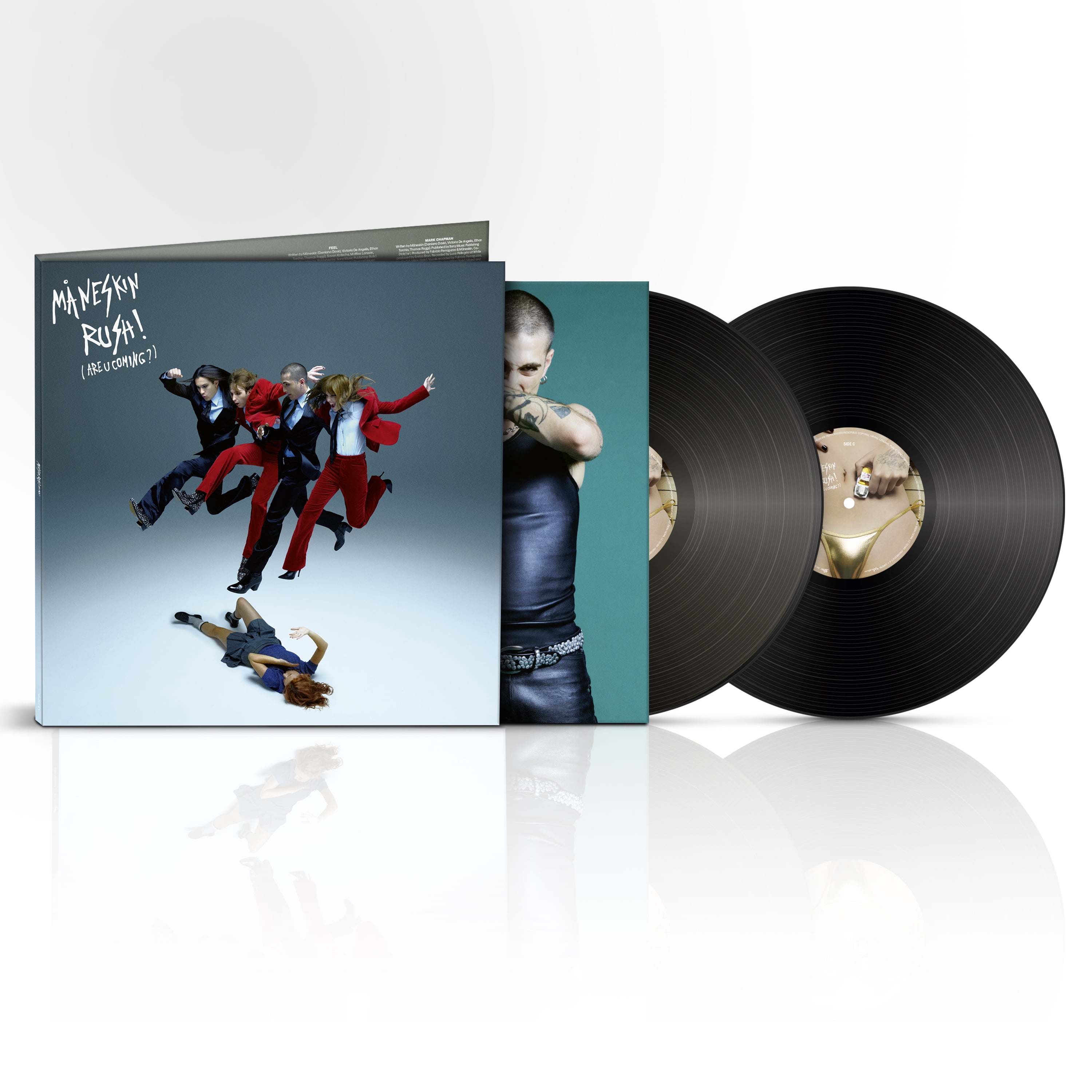 RUSH! (Vinyl) 直筆サイン MÅNESKIN Maneskin - Rush - Limited Red Colored Vinyl - Music