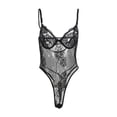 thumbnail image 1 of Lencería Lencería en Ropa interior Lencería Negligee S negro Sunnimix Mono de encaje para mujer, 1 of 8