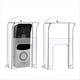 thumbnail image 1 of 2 Uds. Timbre de Puerta de Plástico Transparente, Cubierta para Lluvia, Timbre Protector Impermeable para Ring 1/2/3/4/Pro/Pro 2/, 1 of 5