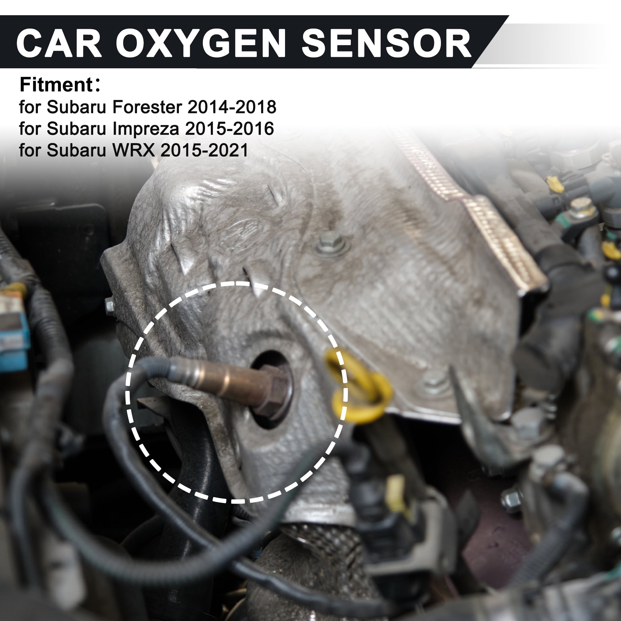 Unique Bargains Upstream Oxygen Sensor Replacement for Subaru Forester 2014-2018 for Subaru Impreza 2015-2016 Front O2 Sensor No.22641AA650 1 Pc