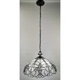 thumbnail image 4 of Tiffany Style 2 Light Vintage Pendant Lamp - 18" Wide, 4 of 5