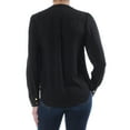 thumbnail image 2 of INC Womens Black Lace Neck Long Sleeve Tunic Top  Size: XS, 2 of 2