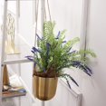 thumbnail image 2 of Iron Hanging Planter Garden Flower Pot, for Pot Ioor Garden Decor, 2 of 7