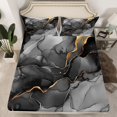 thumbnail image 2 of Manfei Marble Watercolor Full Size Sheets 4-Piece for Boys Girls,Stone Pattern Breathable Bed Sheets,Abstract Gradient Lightweight Sheet Sets,Lightweight Room Decor, 2 of 7