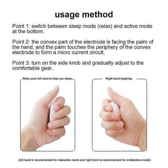 Sleep Aid Device The Chill Pill Device Hand-held Ergonomic Pressure Relief