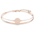 thumbnail image 1 of Brazalete Swarovski Sublima en tono oro rosa con cristales, 1 of 5