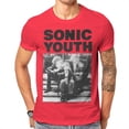 thumbnail image 3 of Camiseta estilo póster vintage Sonic Youth cómoda ropa de regalo de hip hop camiseta de manga corta gran oferta, 3 of 5