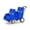Blue, variant on Foundations Gaggle Parade 4-Seat Buggy Stroller, Durable Quad Daycare Stroller with Safety Harness, Blue