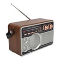 thumbnail image 5 of Altavoz USB recargable con Bluetooth portátil con radio FM/AM/SW para disco U/tarjeta de memoria, 5 of 5