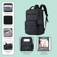 thumbnail image 3 of DUKAP MOM-Pro Expandable Diaper Backpack – Black, 3 of 6