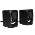 thumbnail image 4 of Altavoces de escritorio con alimentación USB, altavoces de escritorio X2 Altavoces USB para computadora doméstica Accesorios para computadora Funciones mejoradas, 4 of 12