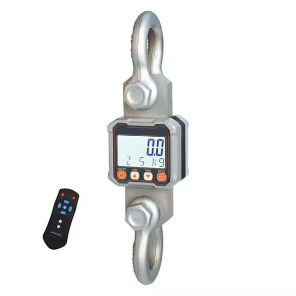 11000lbs/5T Elevator Rope Tension Meter Rope Force Scale Tester Digital Dynamometer Crane Scale 5000kg×2kg