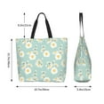 thumbnail image 2 of Horeoi Floral Daisy Pattern ​Minimalist Crossbody Bag for Women Scratch-Resistant Oxford Fabric Multi-Functional Carryall Office Travel Versatile, 2 of 7