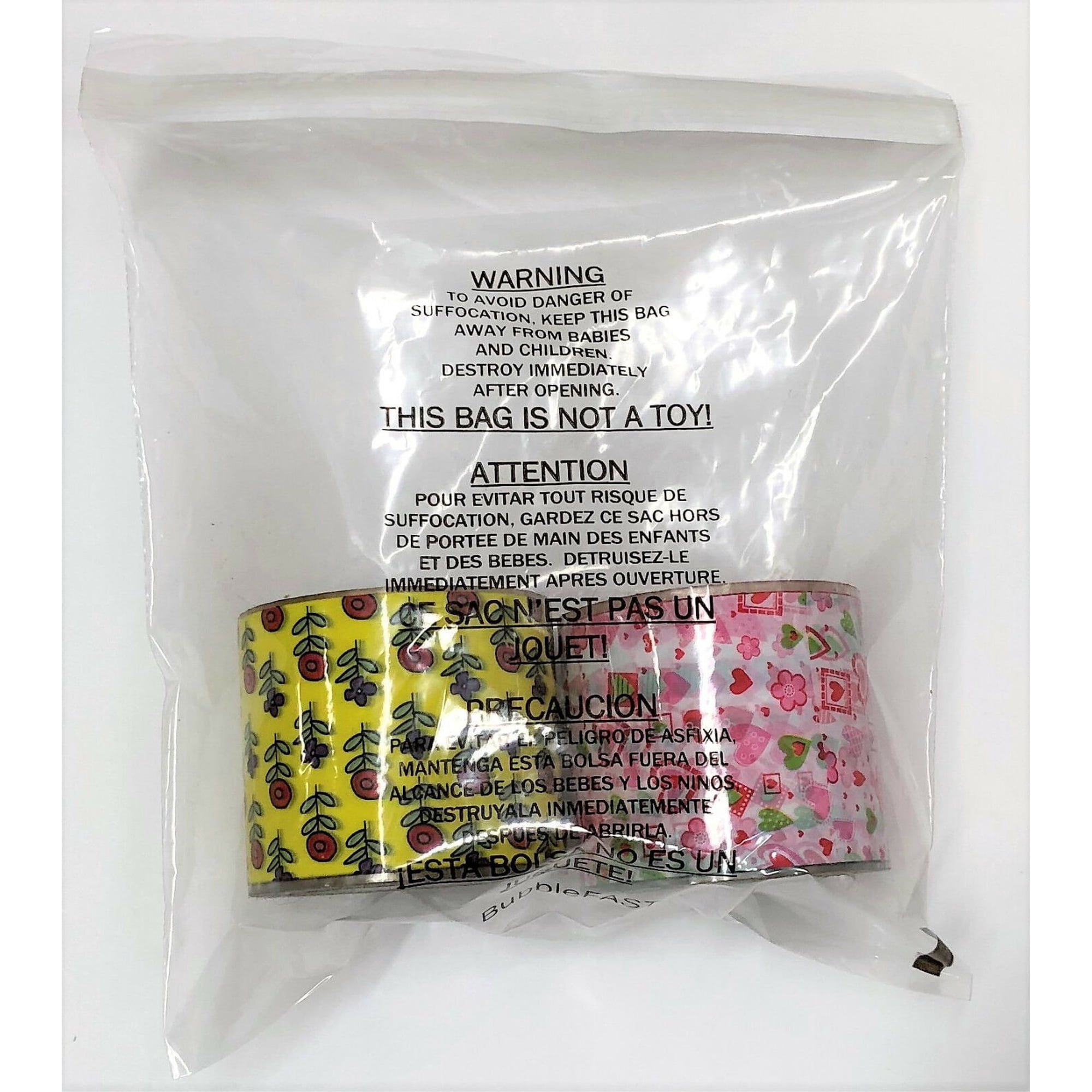 1000 6 x 6 Self Seal Suffocation Warning Clear Poly Bags 1.5 mil Free Shipping