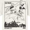thumbnail image 4 of Batman Logo & Gotham City T-Shirt Adulte en Tofu à Col Rond à Manches Courtes-3TG, 4 of 5