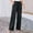 Black, variant on Olyvenn Women's High Waisted Wide Leg Jeans - Straight Leg Pants Adjustable Drawstring Waist, Loose Fit, Comfy Stylish Lounge Pants Navy M
