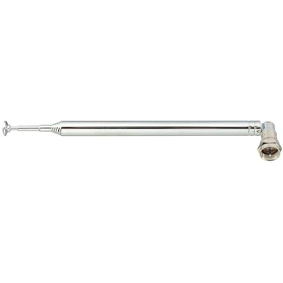 FM Antenna FM Radio Antenna LShape Radio Antenna 7 Sections Radio Antenna 210985mm Telescopic Antenna for DAB TV FM