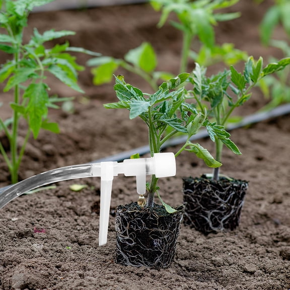PTOOTP Transparent PP Drip Irrigation Kit Automatic Watering System for Indoor and Garden