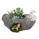 thumbnail image 2 of Maceta Suculenta De Escritorio, Contenedor De Plantas De Maceta Suculenta De Micro Paisaje Creativo, 7.3x4.9x4.1 Pulgadas Para Escritorio De Interior Artesanía De Resina ANGGREK Otros, 2 of 8