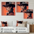 thumbnail image 4 of Designart Western Cow Girl II Canvas Wall Art, 4 of 5