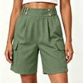 thumbnail image 5 of Byworldtasic Women's Lightweight Hiking Shorts with Pockets Running Casual Cargo Shorts for Golf Travel Athletic Camping, 5 of 9